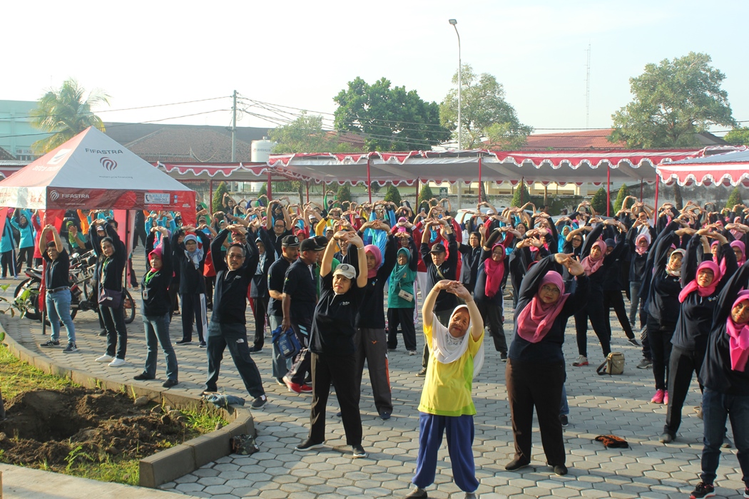 Puncak Acara HUT RSST ke 91 : Senam Sehat, Fun Run, Capacity Building, Penanaman Pohon, dan Pembagian Doorprize