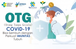 OTG (Orang Tanpa Gejala) COVID-19 Bisa Sembuh dengan Perkuat Imunitas Tubuh