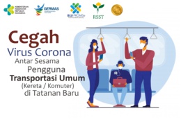 Cegah Virus Corona Antar Sesama Pengguna Transportasi Umum (Kereta / Komuter) di Tatanan Baru