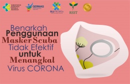 Benarkah Penggunaan Masker Scuba Tidak Efektif untuk Menangkal Virus Corona?