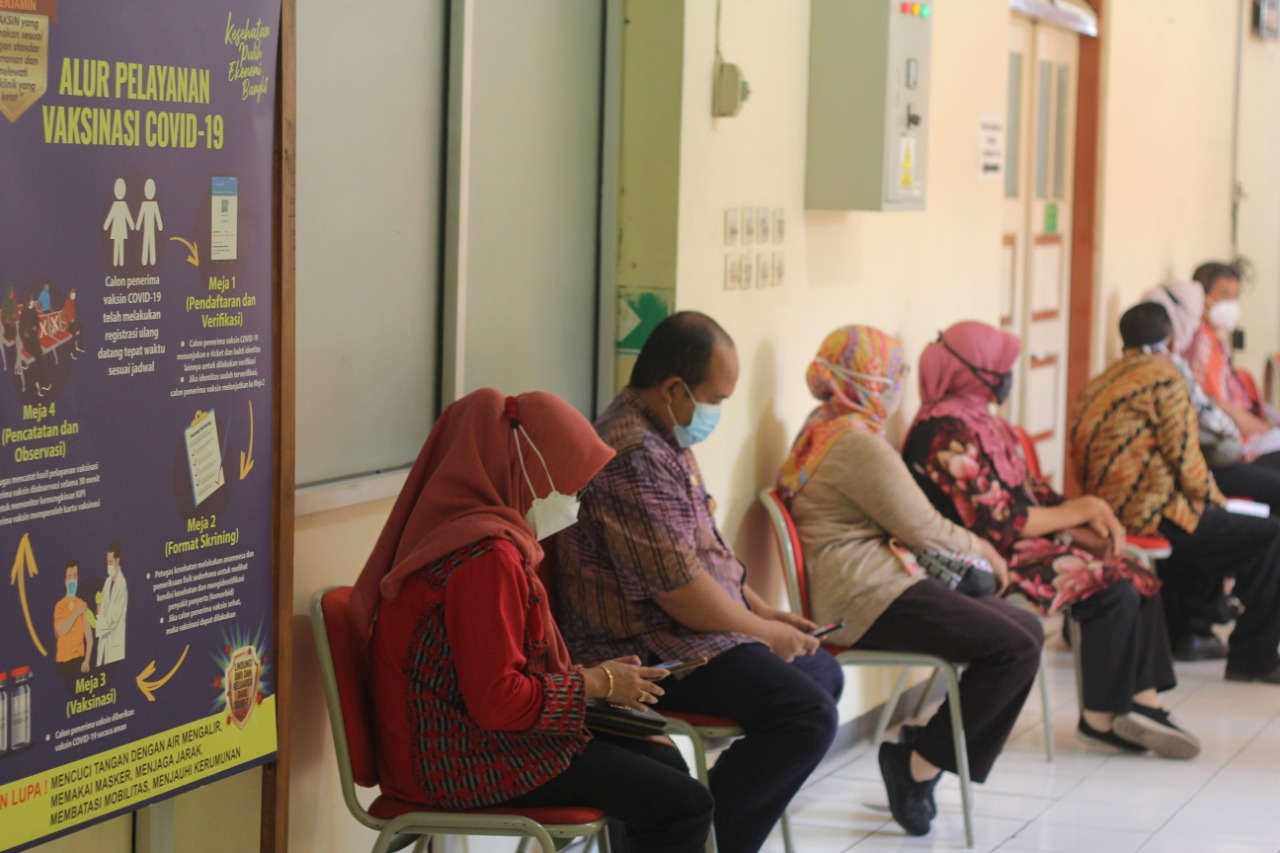 Vaksin Kedua Bagi Pelayan Publik Kabupaten Klaten