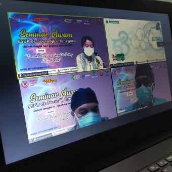 Seminar Awam Dalam Rangka World Heart Day Tahun 2021 “Sosialisasi Pelayanan Cath Lab RSUP dr. Soeradji Tirtonegoro Dengan Tema Bersama Mengatasi Penyakit Jantung di Era Pandemi”